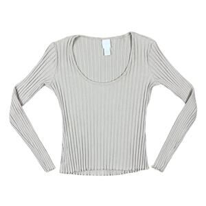 H&M Fitted Long Sleeve T Shirt